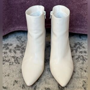 Madden Girl White Ankle Boots
